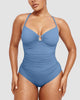 Icone™ ShapingSwimsuit: Elegant Kryss Ryggstropp Kroppsformende Badedrakt