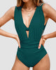 Icone™ HalterSwimsuit: V-hals Halter Stropper Midjeformende Badedrakt