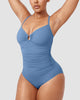 Icone™ ShapingSwimsuit: Elegant Kryss Ryggstropp Kroppsformende Badedrakt