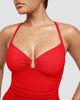 Icone™ ShapingSwimsuit: Elegant Kryss Ryggstropp Kroppsformende Badedrakt