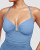 Icone™ ShapingSwimsuit: Elegant Kryss Ryggstropp Kroppsformende Badedrakt