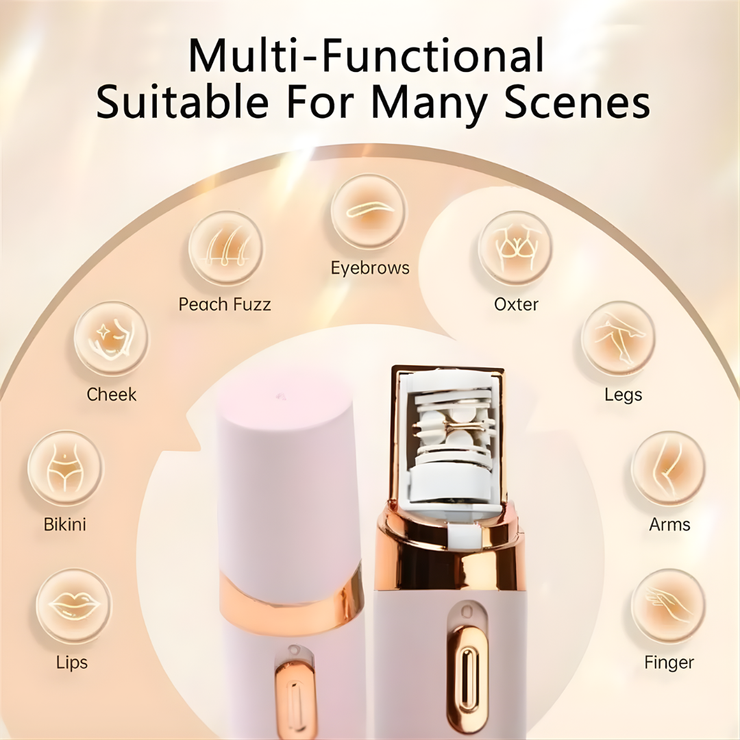 HairRemover: Oppladbar Epilator Smertefri Elektrisk Hår Fjerning Enhet