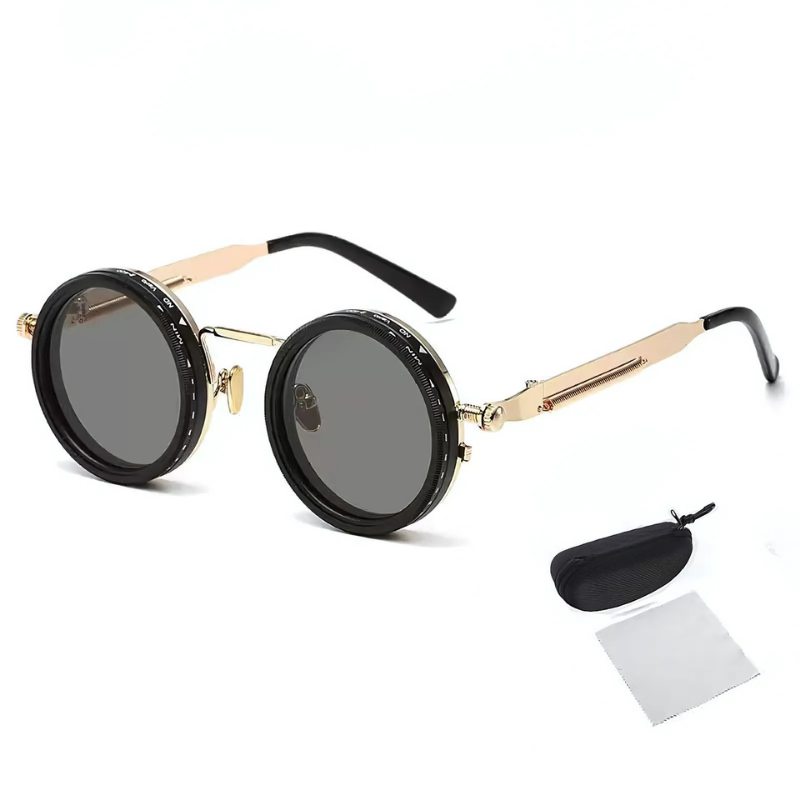 AdjustableSunglass: Lysende Lys Til Svakt Lys Justerbar Dimmingsolbrille Med Etui