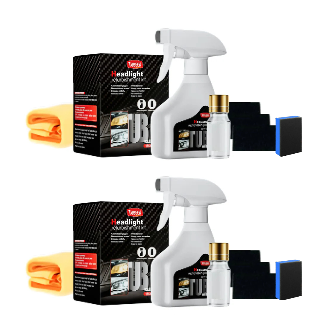 HeadlightSpray 1+1 GRATIS: Enkel Å Bruke Bilfrontlys Rengjøring Spray Sett