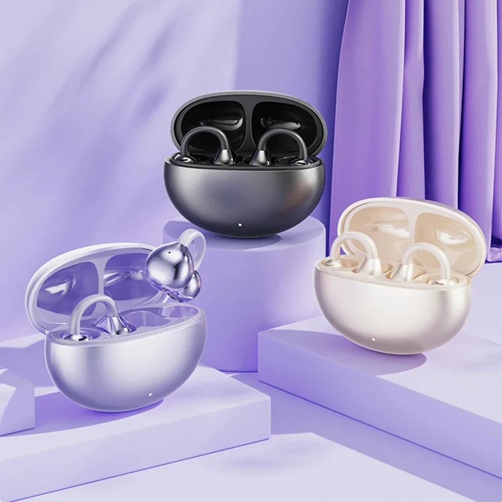 Clip-OnEarphone: Multifunksjonell Klar Lyd Komfortabel Klipp-På Øretelefon