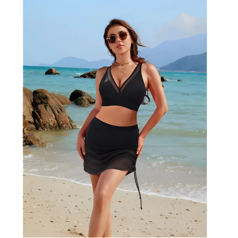 Icone™ BikiniSet: Komfortabelt Og Stilig Badetøy I Mesh 2-Delers Sett