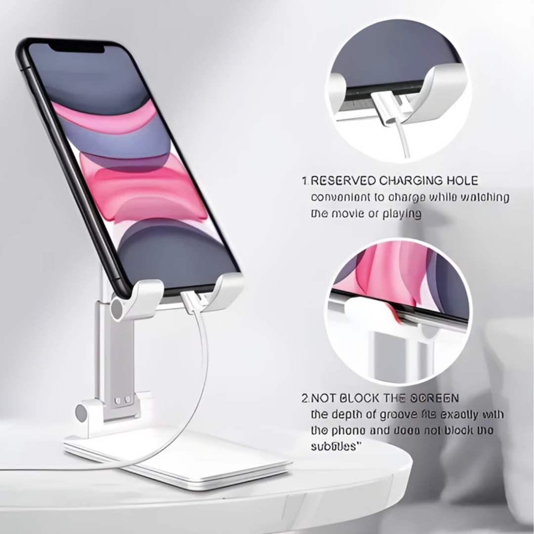 Holder360° PhoneStand 1+1 GRATIS: Universell Nettbrett Og Telefon Stativ Holder