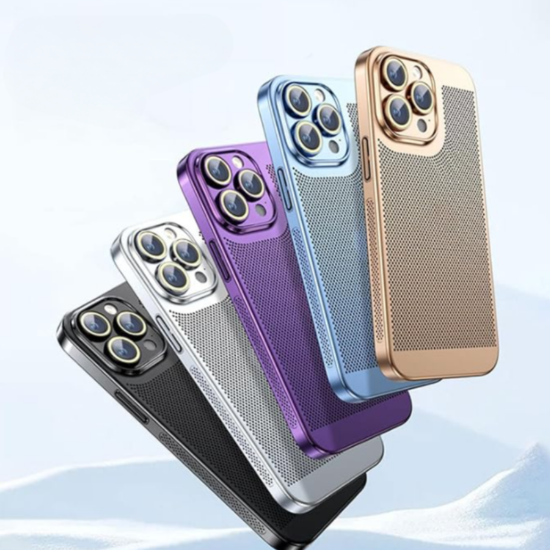 PhoneCase: Stilig Moderne Ultratynn Metallisk Telefon Etui