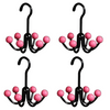 GlideHold® HangerHooks: 360° Svingbar 6 Kroker Skaporganiserer Henger