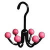 GlideHold® HangerHooks: 360° Svingbar 6 Kroker Skaporganiserer Henger