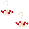 GlideHold® HangerHooks: 360° Svingbar 6 Kroker Skaporganiserer Henger