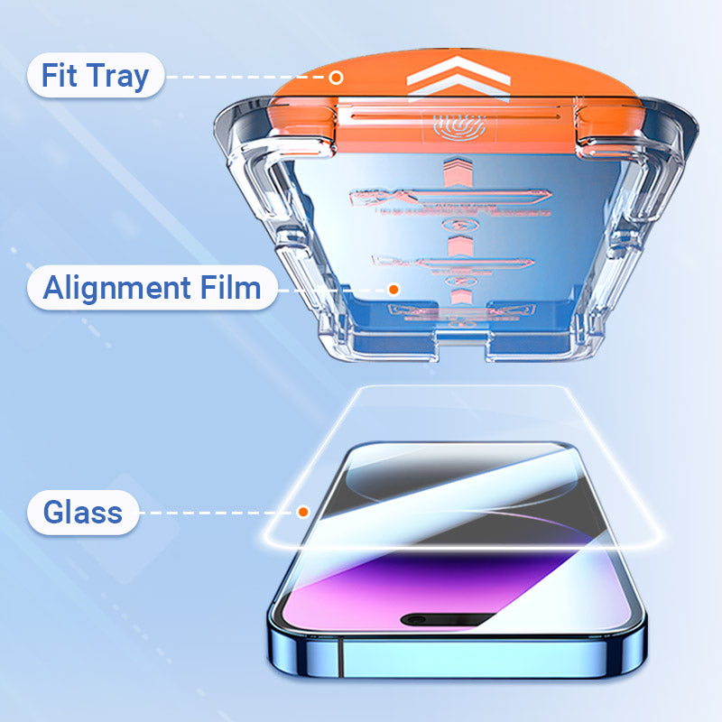 ScreenProtect 1+1 GRATIS: iPhone Herdet Glass HD Skjermbeskytter