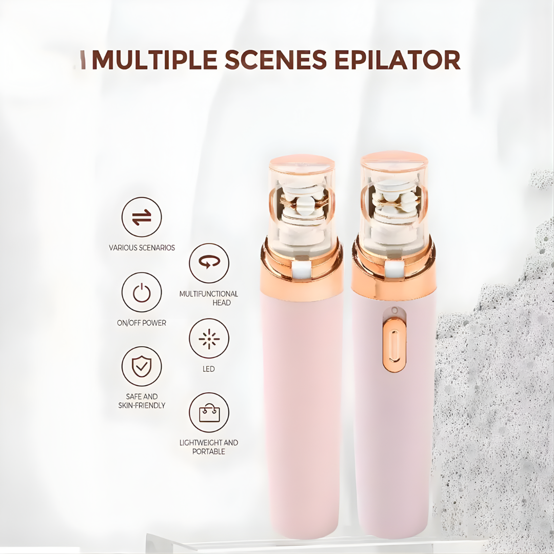 HairRemover: Oppladbar Epilator Smertefri Elektrisk Hår Fjerning Enhet