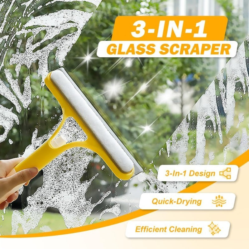 Cleaner Pro° GlassCleaner 1+1 GRATIS: Ultimat 3-I-1 Glassrens Verktøy