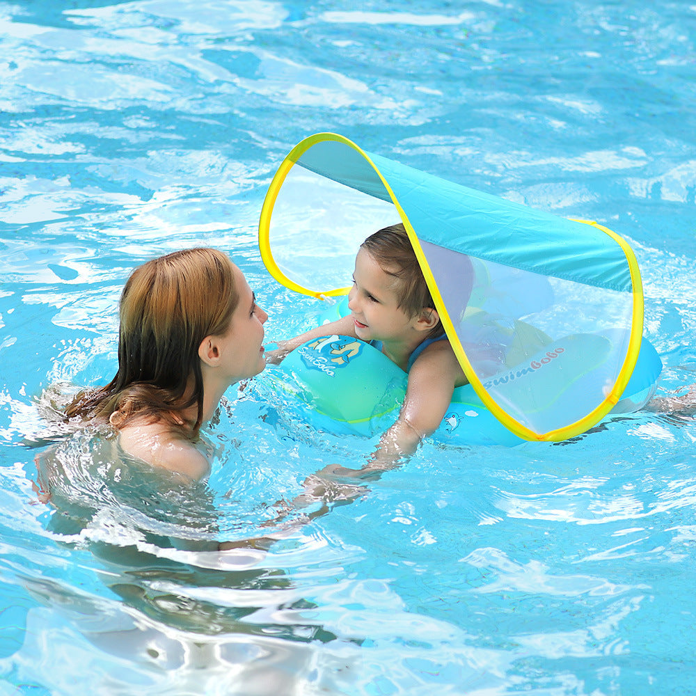 Kletshuts™ BabyFloat: Babybassengflyter Med Innebygd Solskjerm