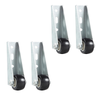 Globetrek° CasterWheels 4+4 GRATIS: Plassbesparende Tung Plikt Kaster Hjul
