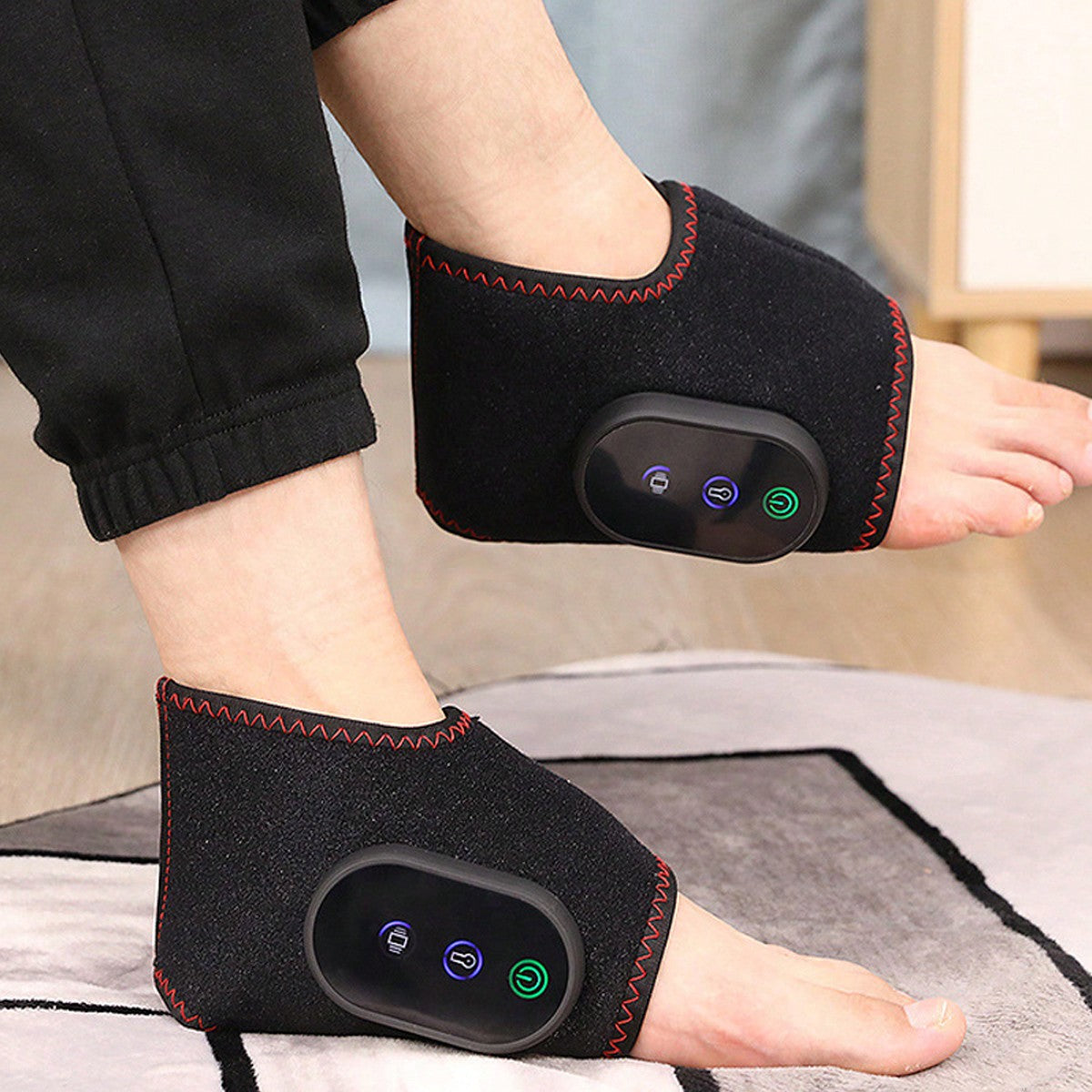 FootMassager: Oppladbar Trådløs Ankel Og Fotmassasjer