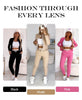 Icone™ OutfitSet: Jakke, Tank Top Og Bukser, Casual Antrekk Til Kvinner