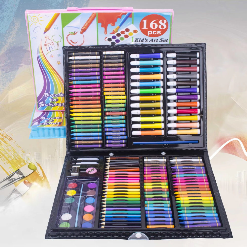 Kletshuts™ ColoringSet: Fantastisk Bærbar Barn Fargelegging Kit