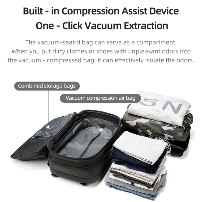 Icone™ CompressionBag: Plassbesparende Komprimering Vakuum Reise Veske