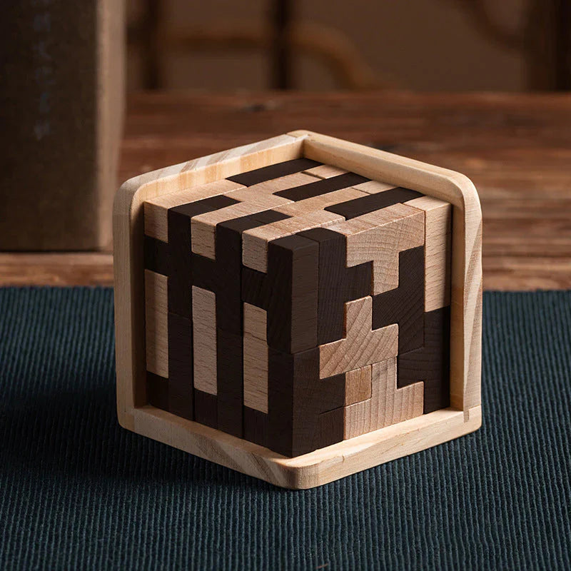 Kletshuts™ PuzzleCube: 3D Tre Rubics Puslespill Terning