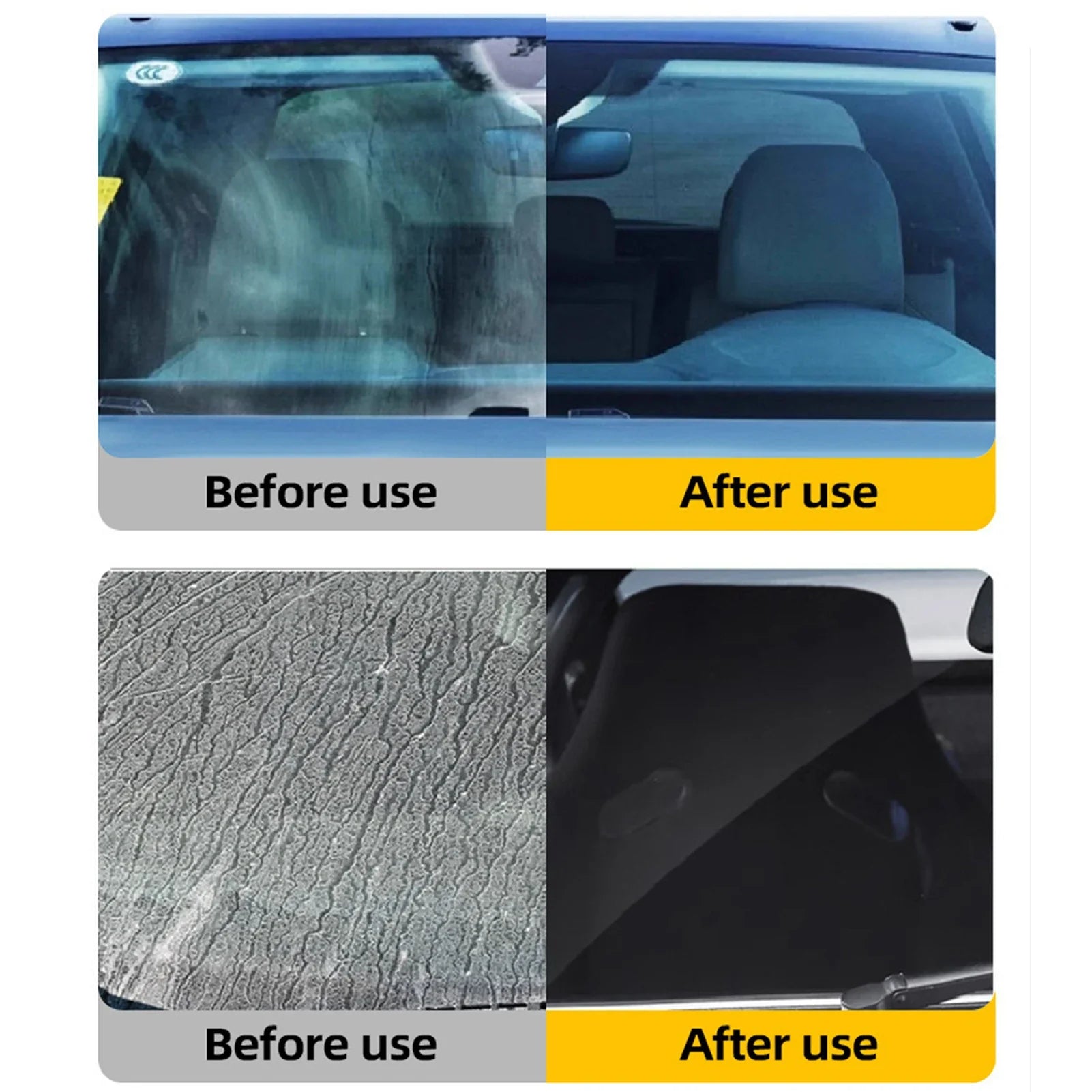 Cleaner Pro° GlassPolisher 1+1 GRATIS: Bil Glass Rengjøringsmiddel Og Polerings Flytende