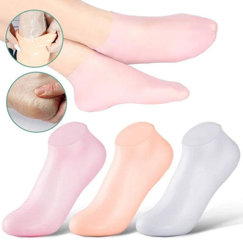 Happy™ SiliconeSocks: Fotpleie Spa Og Pedikyr Silikon Sokker