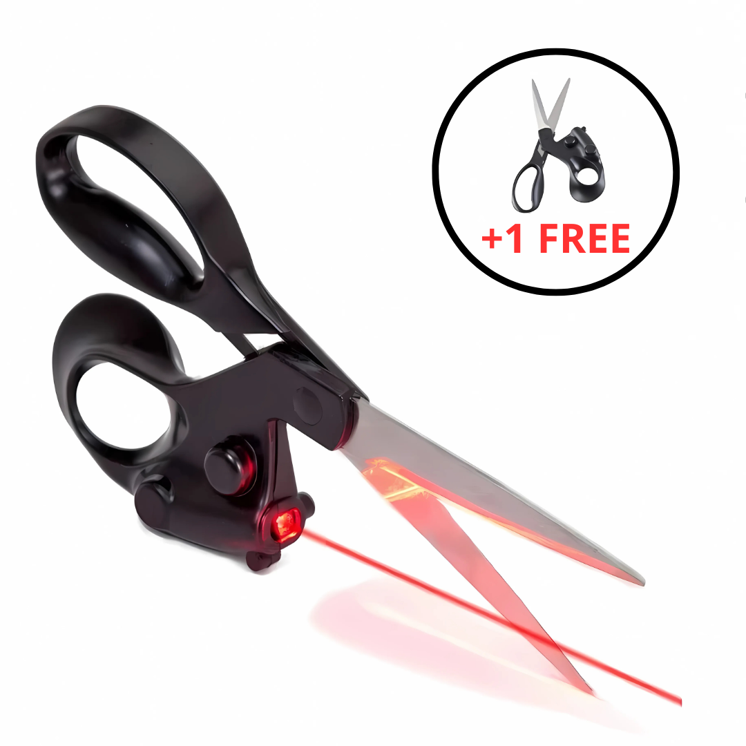 Globetrek° LaserScissors 1+1 GRATIS: Nøyaktig Skjæring Laserstyrt Multifunksjonell Saks
