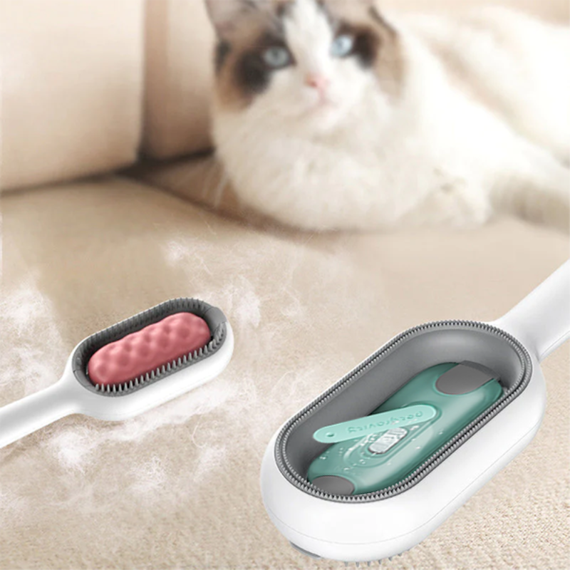 DogCatFri™ GroomingBrush 1+1 GRATIS: Dyrehårfjerner Og Massasjebørste