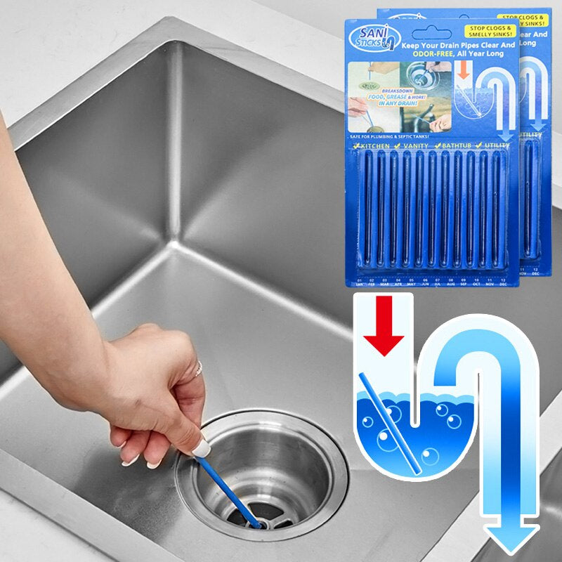 Cleaner Pro° DrainCleaner 1+1 GRATIS: Avløp Unclogging Og Rengjøring Sticks