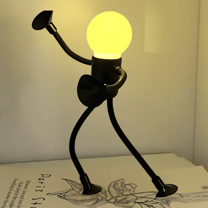 Ledsen™ FigureLamp 1+1 GRATIS: Myk Lys Fleksibel Figur Nattlampe