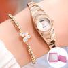 Jewelance™ ElegantWatch: Elegant Moderne Dameklokke Med Gaveeske