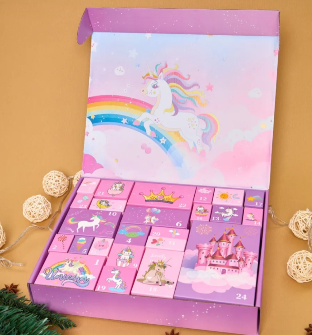Kletshuts™ UnicornAdvent - Moro Kreativt Julen Enhjørning Advent Kalender