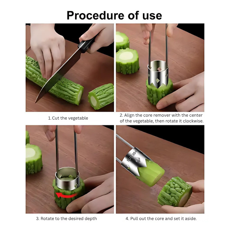 Globetrek° SeedRemover 1+1 GRATIS: Skarp Frukt Og Grønnsaksfrø Og Corefjerner
