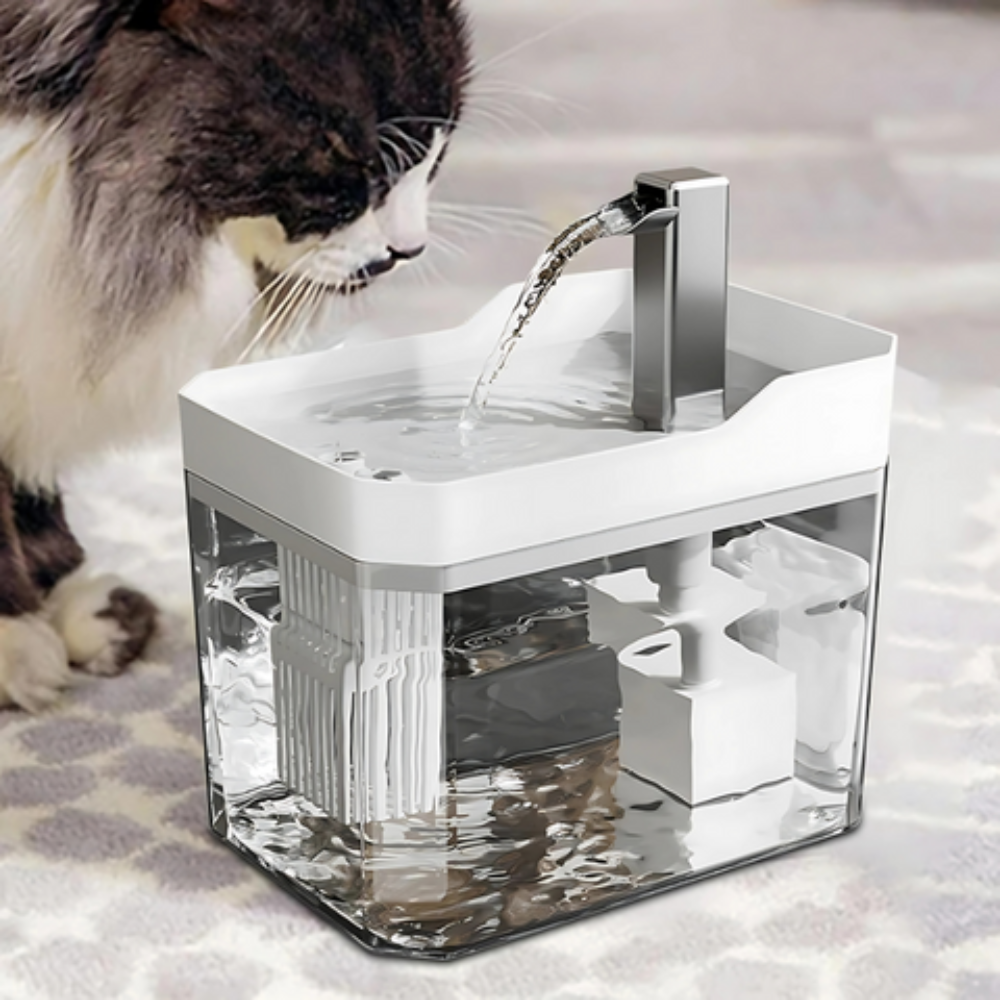 Catfri® WaterFountain: Smart Automatisk Kjæledyr Vann Fontene