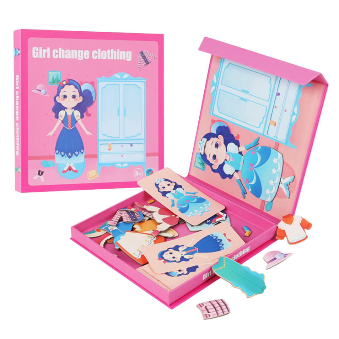 Kletshuts™ CharacterPuzzle: Interaktivt Endring Karakter Puslespill Spill Sett Leketøy