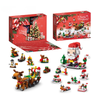 ChristmasBlocks: Jule Advents Kalender Bygge Klosser Sett