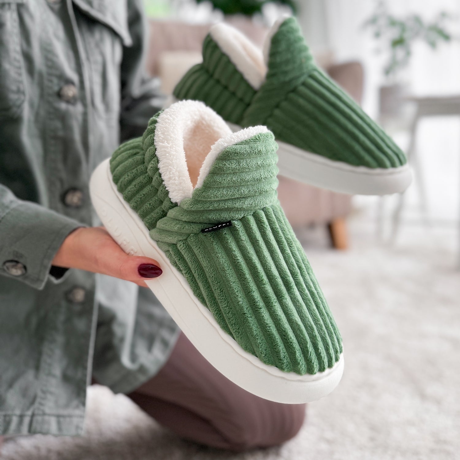 Happy™ CozySlippers: Unisex Vinter Fottøy Komfortabel Varm Tøfler