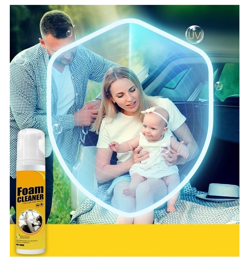 Cleaner Pro° FoamCleaner: Multifunksjonell Hjem Og Bil Rengjøring Skumspray