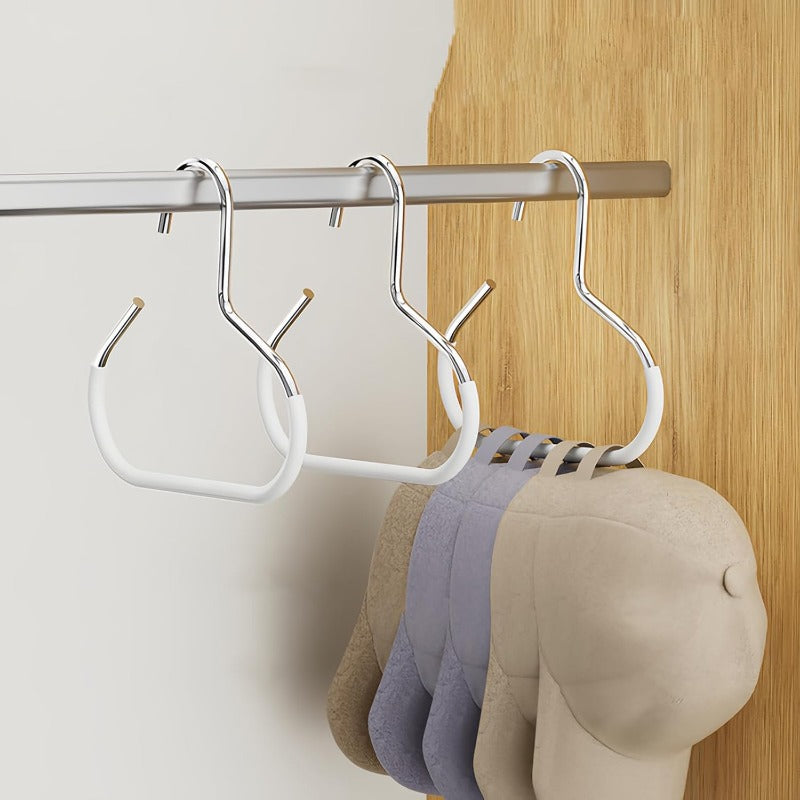 GlideHold® ClosetRing 10+10 GRATIS: Åpen Ring Plassbesparer Skaphenger