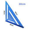 TriangleRuler - Aluminium Legering Triangel Linjal For Trebearbeiding