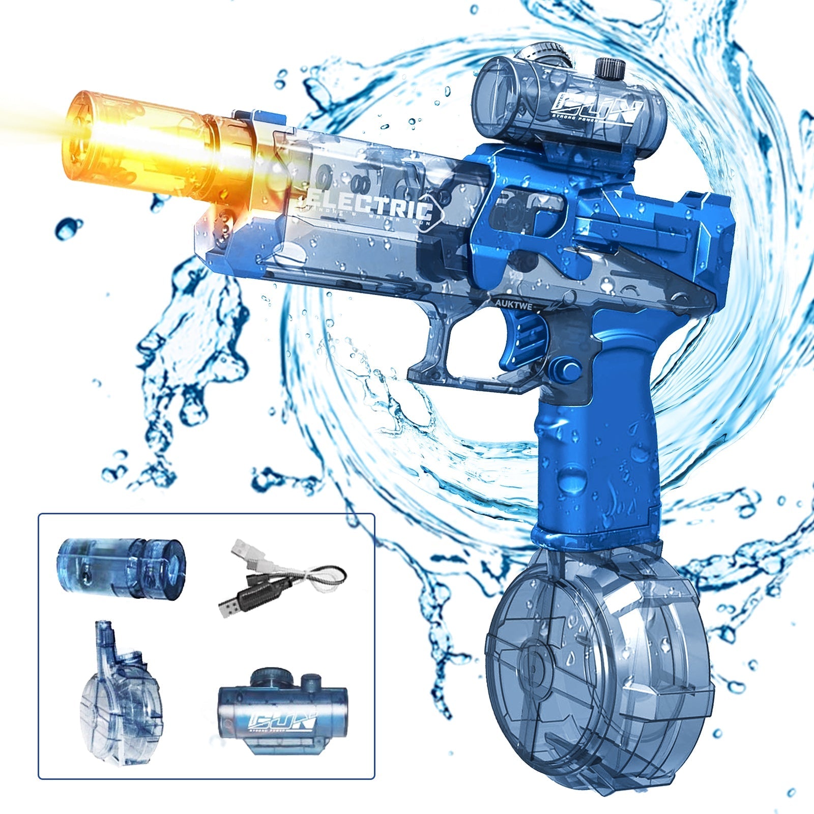 Kletshuts™ WaterGun: Langdistanse Skyting Elektrisk Vannpistol