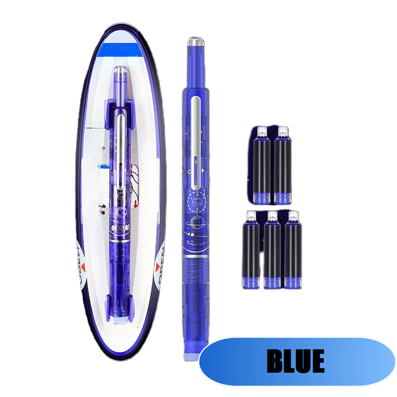 FountainPen - Uttrekkbar Og Påfyllbar Fyllepenne Med Blekkpatroner
