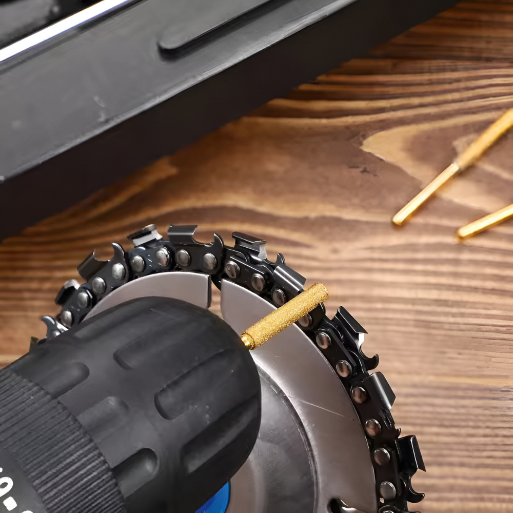 ChainsawSharpener 3+3 GRATIS: Profesjonelt Motorsag Skjerping Hoder Kit