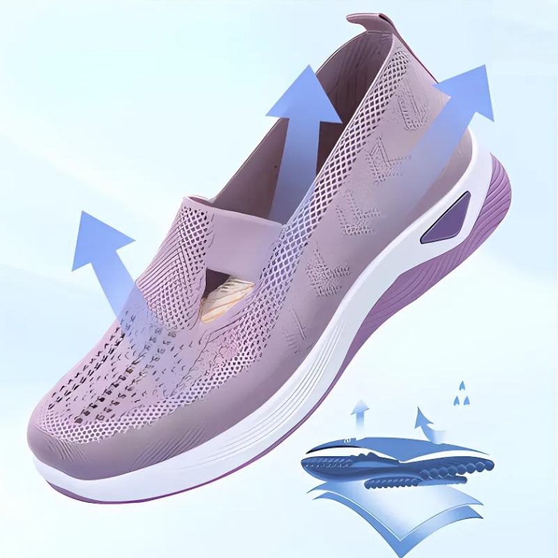 Happy™ StylishSneakers 1+1 GRATIS: Pustende Komfortabel Passform Stilige Joggesko