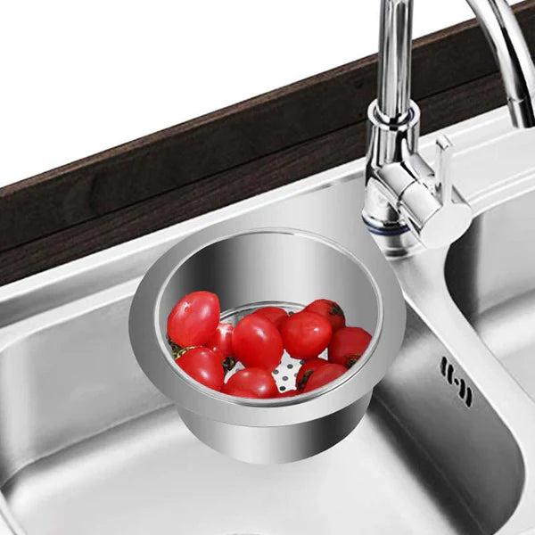 Globetrek° SinkStrainer 1+1 GRATIS: Rustfritt Filter Svan Stil Kumfilter