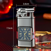 WatchLighter: Vintage Inspirert Multifunksjonell Dobbel Flamme Klokke Lighter