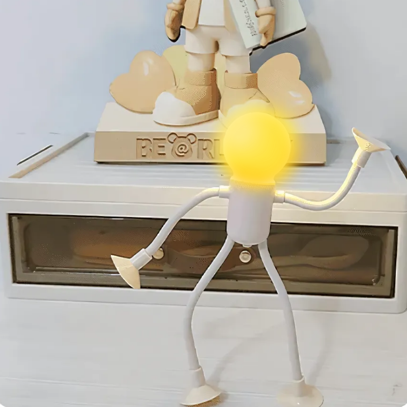 Ledsen™ FigureLamp 1+1 GRATIS: Myk Lys Fleksibel Figur Nattlampe