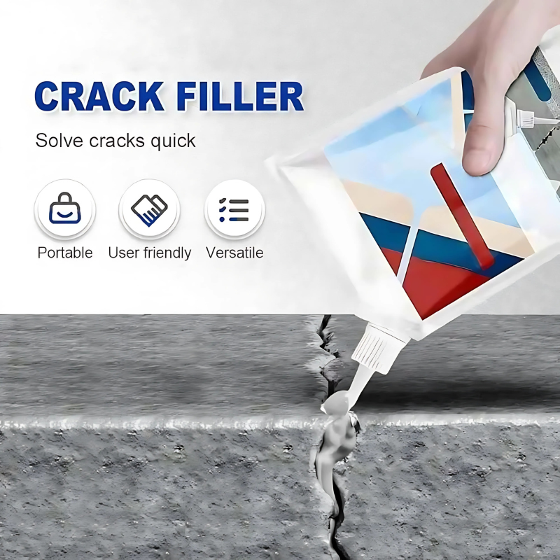 CrackFix 1+1 GRATIS - Kraft Belastet Betong Sprekk Reparere Lim