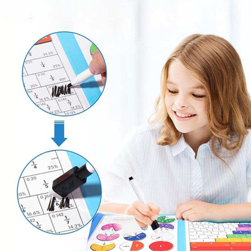 Kletshuts™ MathGame: Lærerikt Magnetisk Barn Matematikk Puslespill Spill